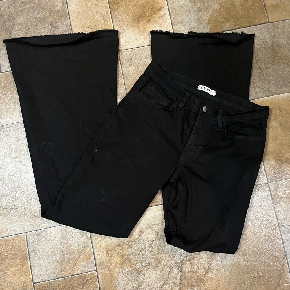 Black Flare & Wide Leg Jeans